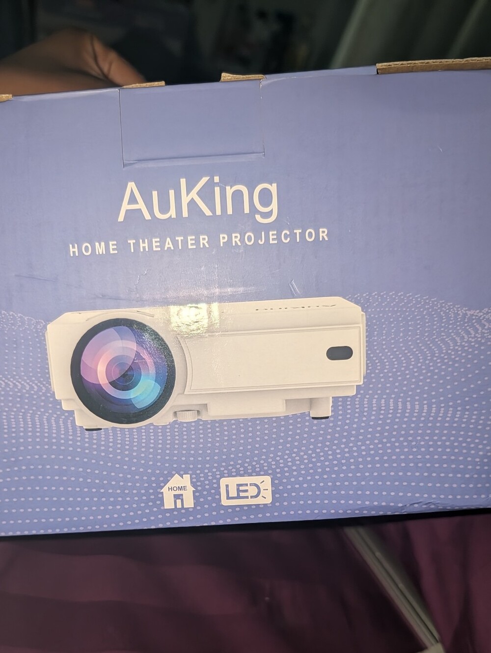 White Home Theater Projector – LED Video Projector